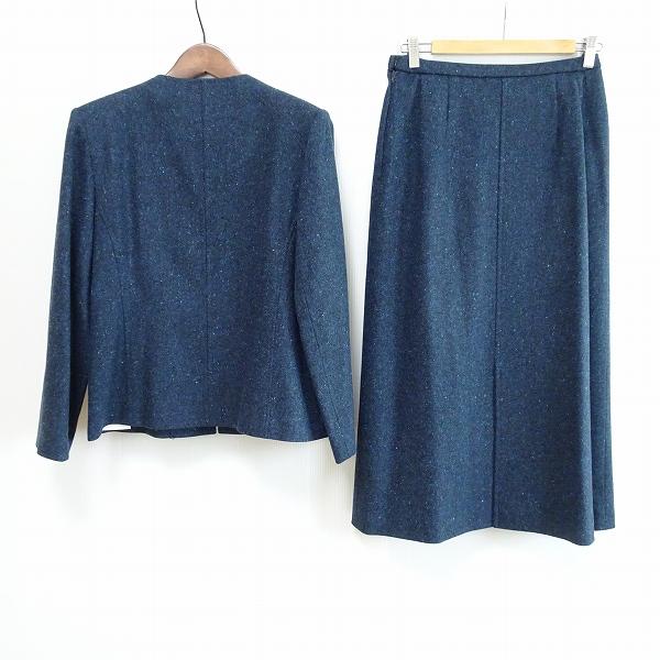 レリアン　lelian レディース　セットアップ　ノーカラージャケット　スカート ノーカラージャケット|レリアン | レリアン公式オンラインストア