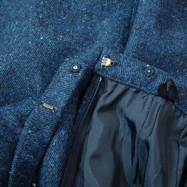 Leilian #wnc レリアン スカートスーツ セットアップ 11 紺 ノー