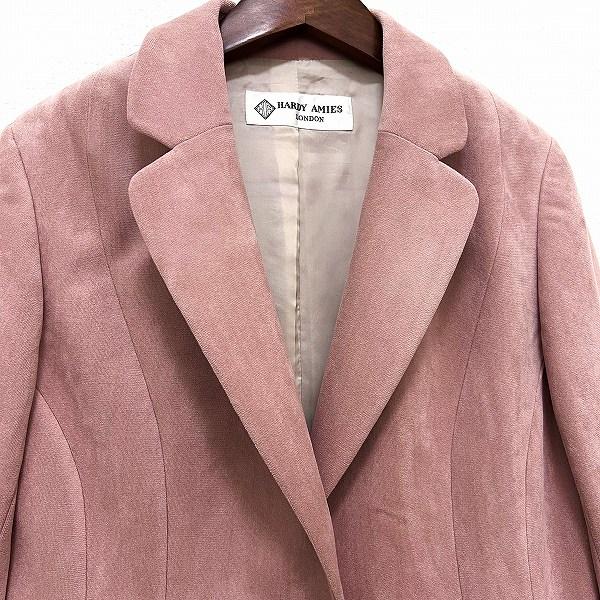 HARDY AMIES（ハーディエイミス） #anc ジャケット 38 ピンク系 ベロア