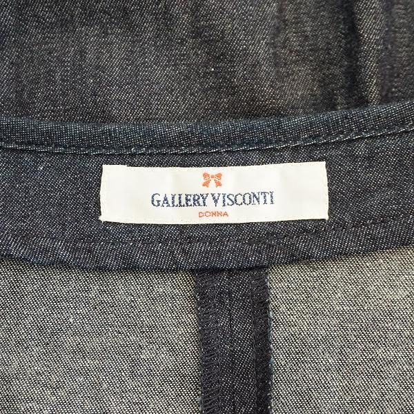 anc ギャラリービスコンティ GALLERYVISCONTI ジャケット 2 紺 デニム  