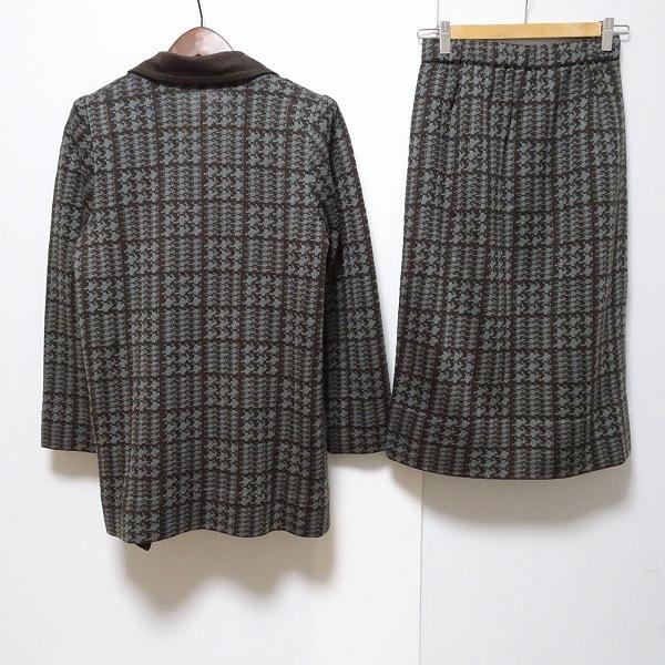 斉藤都世子 #wnc サイトウトヨコ セットアップ スカートスーツ グレー