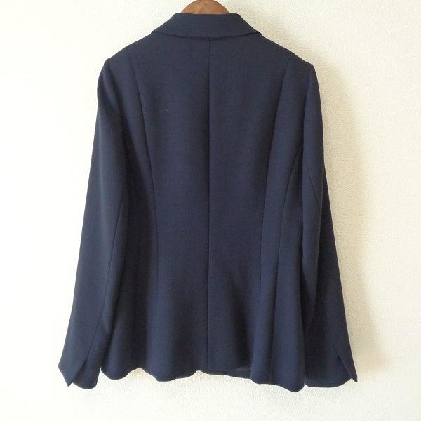 タグ付き美品　レリアン　ロシャスプレミアム　　9号ノーカラージャケット タグ付き美品レリアンロシャスプレミアム9号ノーカラージャケット