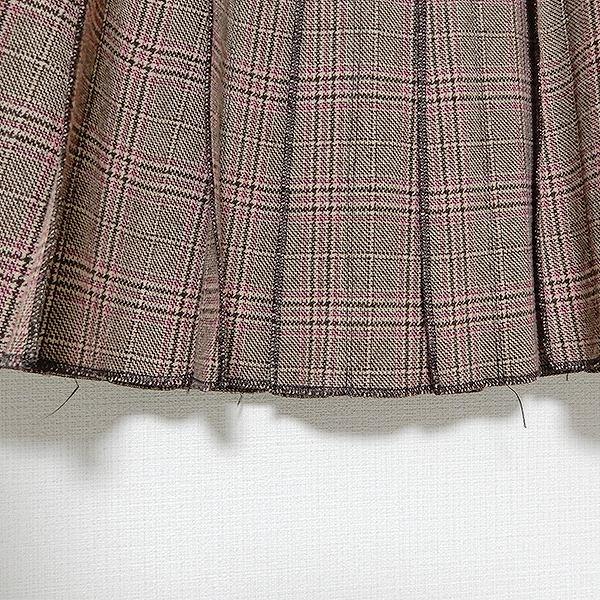 wnc ソニアリキエル SONIARYKIEL スカートスーツ チェック プリーツ  