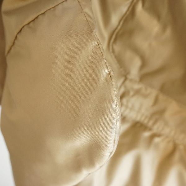 カシミヤ アンゴラ【ユキコハナイ】アイボリー ダウンジャケット L 刺繍 中綿 カシミヤ アンゴラ【ユキコハナイ】アイボリー ダウンジャケット L