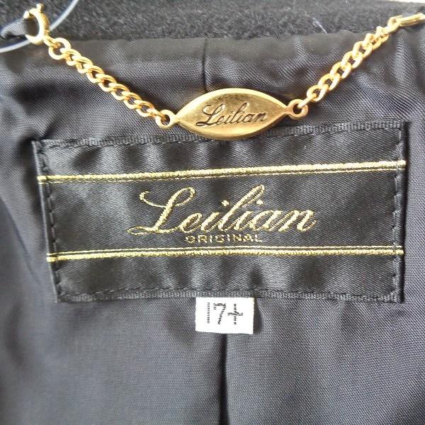 Leilian（レリアン） #wnc ジャケット 17+ 黒 大きいサイズ ダブル 