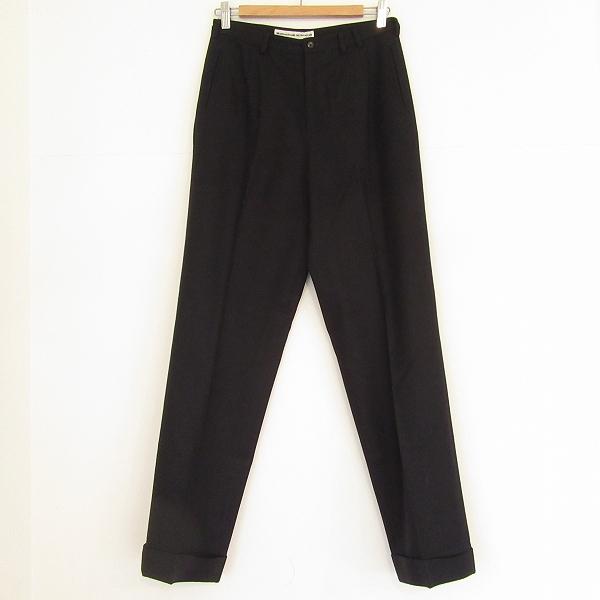 #wnc マドモアゼルノンノン MademoiselleNONNON パンツ 42 黒 スラックス センタープレス 日本製 レディース [861597] | Mademoiselle NONNON