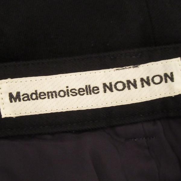 #wnc マドモアゼルノンノン MademoiselleNONNON パンツ 42 黒 スラックス センタープレス 日本製 レディース [861597] | Mademoiselle NONNON | 06