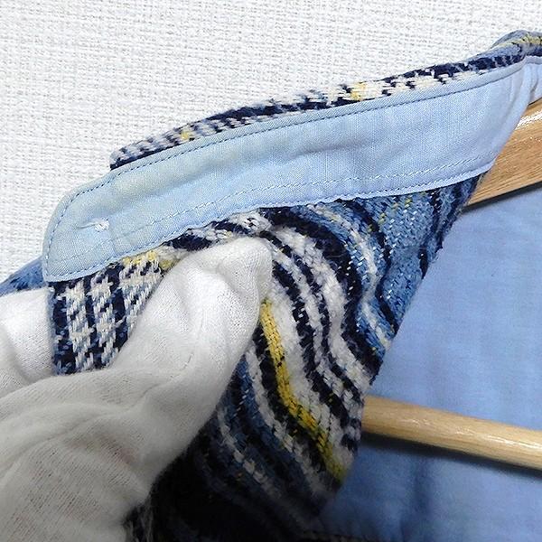 PAPAS（パパス） #wpc 長袖シャツ ネルシャツ チェック L 青系 メンズ