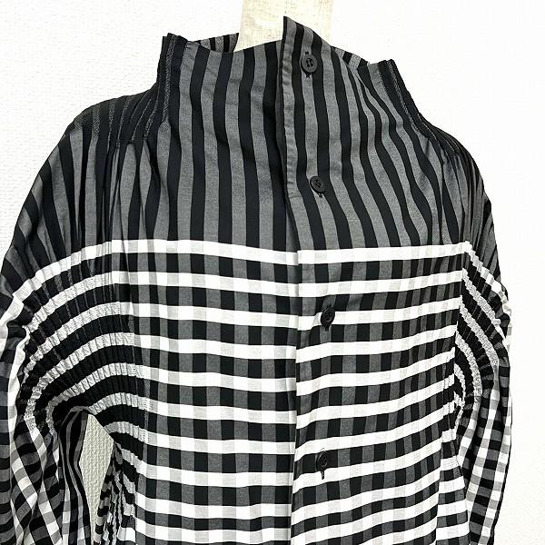 ISSEY MIYAKE（イッセイミヤケ） #apc チュニック 2 黒 白 グレー