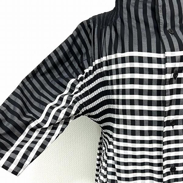 ISSEY MIYAKE（イッセイミヤケ） #apc チュニック 2 黒 白 グレー