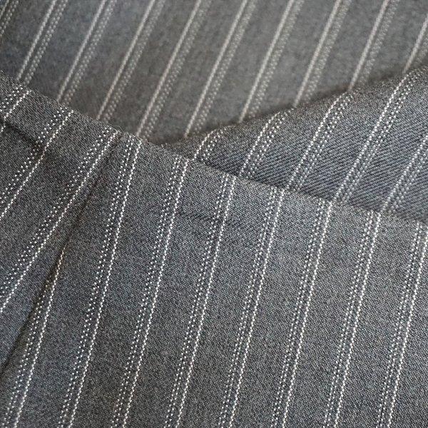 anc ニューヨーカー NEWYORKER セットアップ グレー 白 ストライプ  