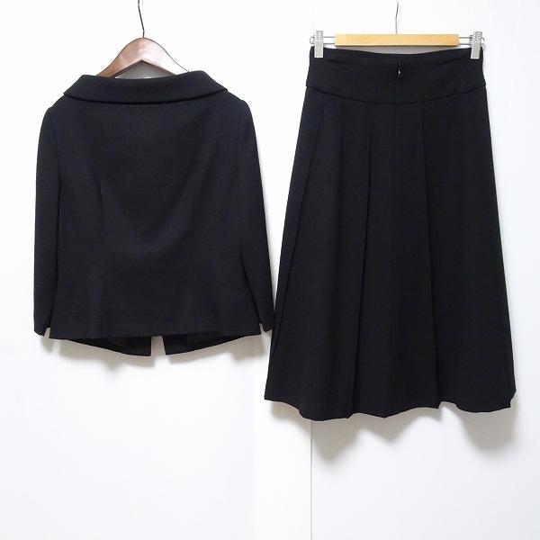 anc シビラ Sybilla スカートスーツ セットアップ L 黒 ブラック  