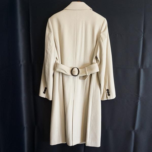 wnc 十仁プラザ JujinPlaxaCOUTURE コート 42 ベージュ 無地 カシミヤ 