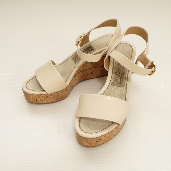FERRAGAMO #sns フェラガモ Ferragamo サンダル 5+ D ベージュ FERRAGAMO #sns フェラガモ Ferragamo サンダル 5+ D ベージュ