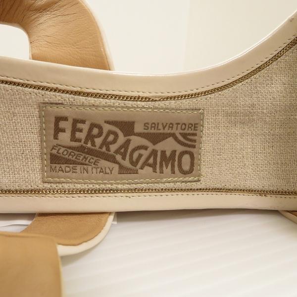 FERRAGAMO #sns フェラガモ Ferragamo サンダル 5+ D ベージュ FERRAGAMO #sns フェラガモ Ferragamo サンダル 5+ D ベージュ