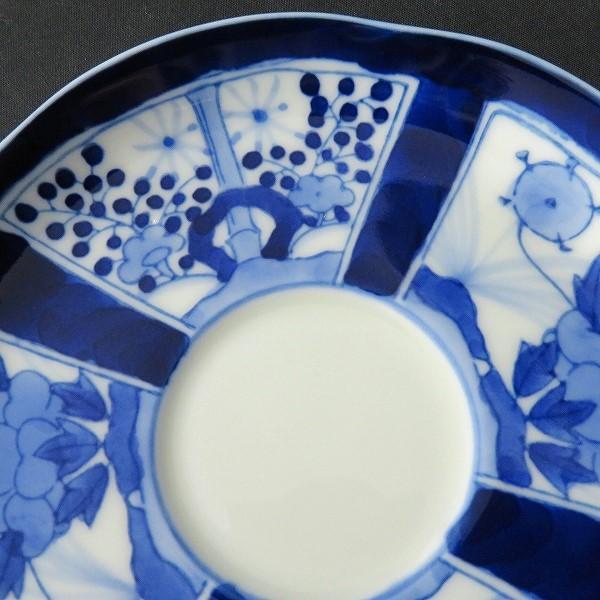 anv 深川製磁 有田焼 VOC 染付芙蓉手 カップ＆ソーサー 6客 和食器【同