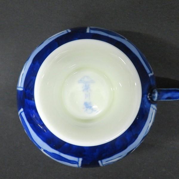 anv 深川製磁 有田焼 VOC 染付芙蓉手 カップ＆ソーサー 6客 和