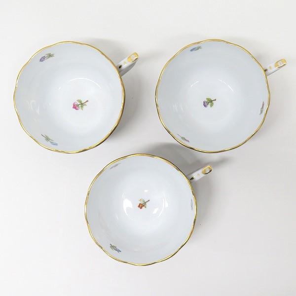 #anv ヘレンド HEREND カップ＆ソーサー 3客 黒いヴィクトリア 金彩 洋食器[864934]の画像