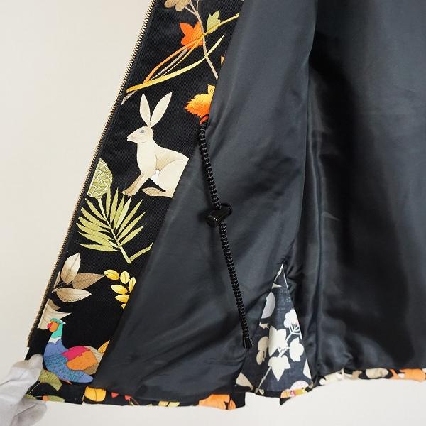 レオナールコート レオナール ハーフコート ベルト付き レディース 2 黒 LEONARD