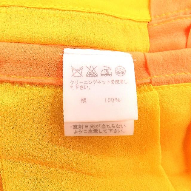 ISSEY MIYAKE（イッセイミヤケ） #spc ワンピース 2 黄色 オレンジ