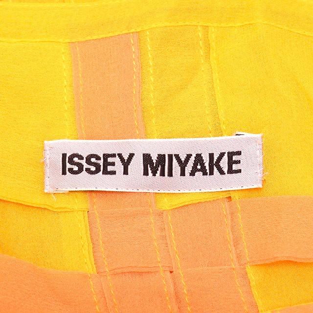 ISSEY MIYAKE（イッセイミヤケ） #spc ワンピース 2 黄色 オレンジ