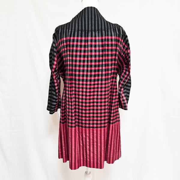 ISSEY MIYAKE（イッセイミヤケ） #apc シャツジャケット 2 赤 黒 