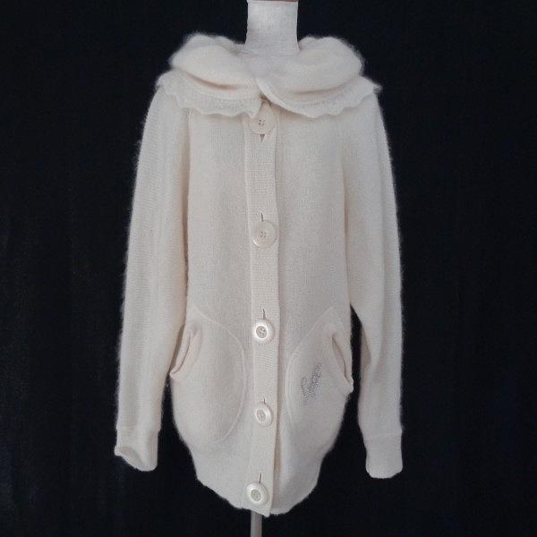 EIKO KONDO かぎ編み モヘヤ ポンチョ 袖あり