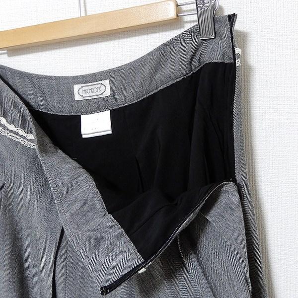 anc さえら HISCHRONE ヒスクローネ セットアップ レース プリーツ 花 