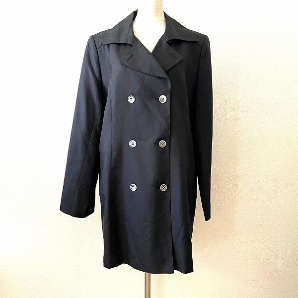 Leilian（レリアン） #anc コート 11 黒 シルクコート 薄手