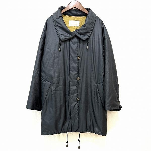 wnc コルディア CORDIER コート 40 チャコールグレー 中綿 光沢 