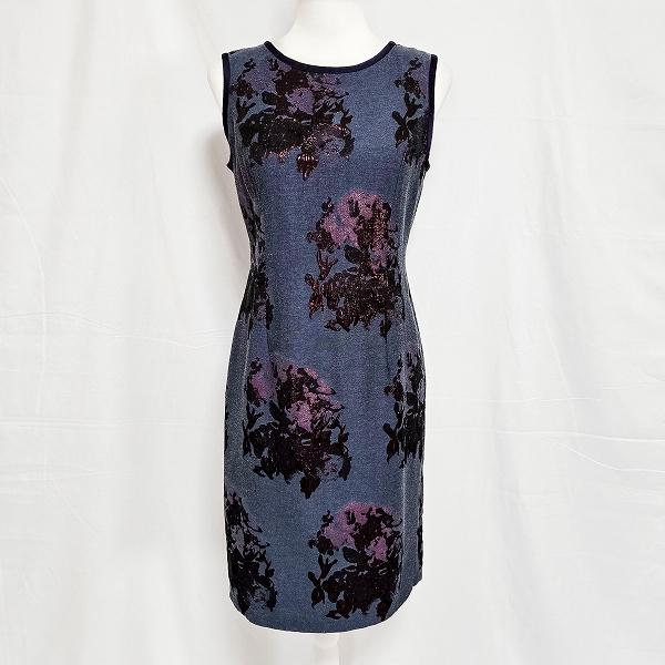 anc ランバン LANVIN セットアップ 36 38 薄紺 ワンピーススーツ 2 