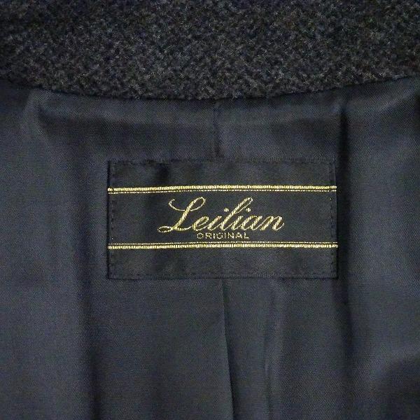 Leilian（レリアン） #wnc コート 9 グレー カシミア ミンクファー