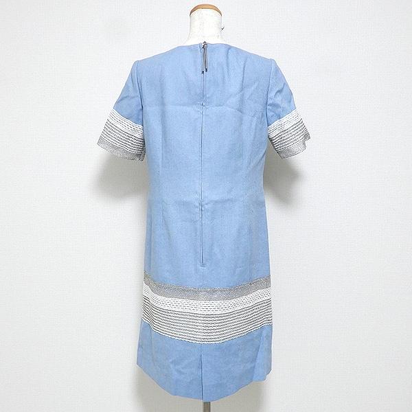 銀座マギー #snc ギンザマギー ワンピース 半袖 ラメ 麻混 バック