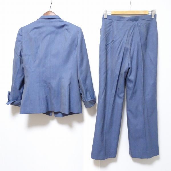 anc ギンザマギー 銀座マギー パンツスーツ セットアップ 40 青系  