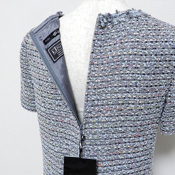 anc 銀座マギー ワンピーススーツ ツイード ラメ LINTON イギリス製  