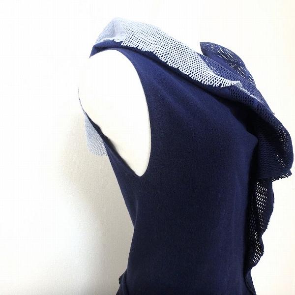 #spc イッセイミヤケエイポック A-POC ISSEYMIYAKE セットアップ 2 青系 ツーピース 半袖 グラデーション レディース [867663]_4