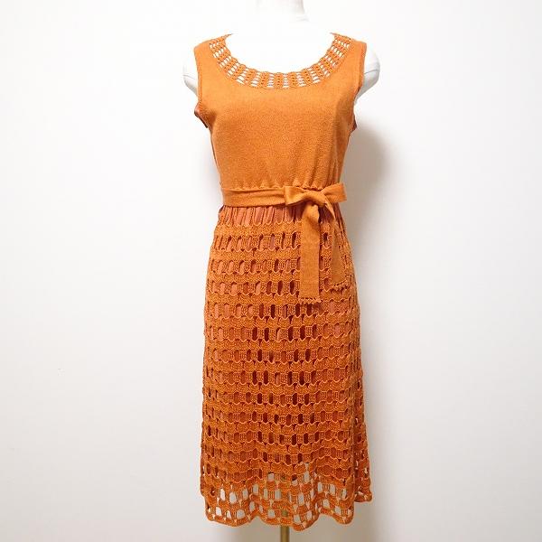 VIVIENNE TAM（ヴィヴィアンタム） #snc ワンピース 1 オレンジ ニット