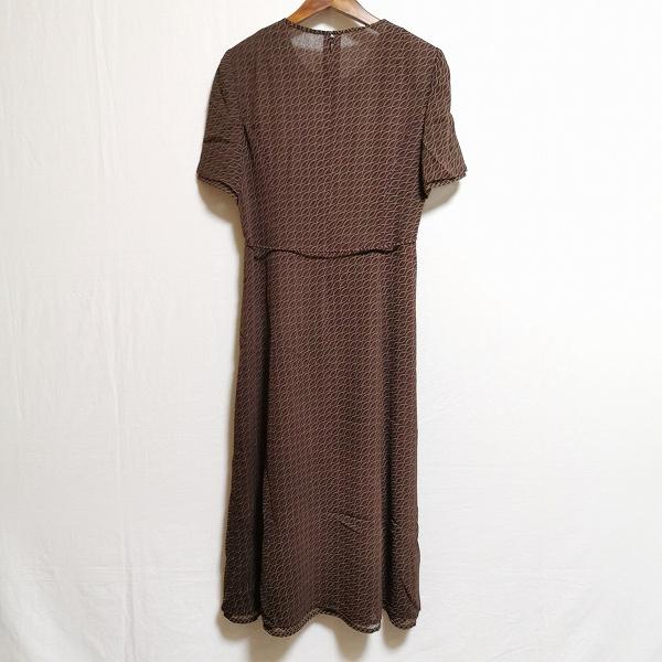 Leilian #snc レリアン ワンピース ロング 半袖 メッシュ 9 レディース 