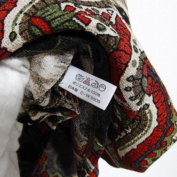 #anc 詩仙堂 ヒトシタムラ BYHITOSHI カットソー ちりめん ドルマン ショート丈 ペイズリー ヒョウ柄 赤 マルチ レディース [869909] |  | 06