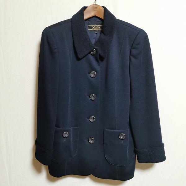 レリアン⭐︎ネイビーのジャケット　コート　9号　未使用 Leilian（レリアン） #anc ジャケット 9 紺 レディース [869922