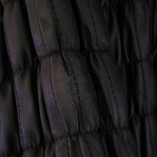 wnc インポートロッサ import Rossa ジャケット 46 黒 羊革 ファー