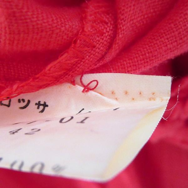 snc インポートロッサ import Rossa シャツ・ブラウス 42 赤系 麻 刺繍