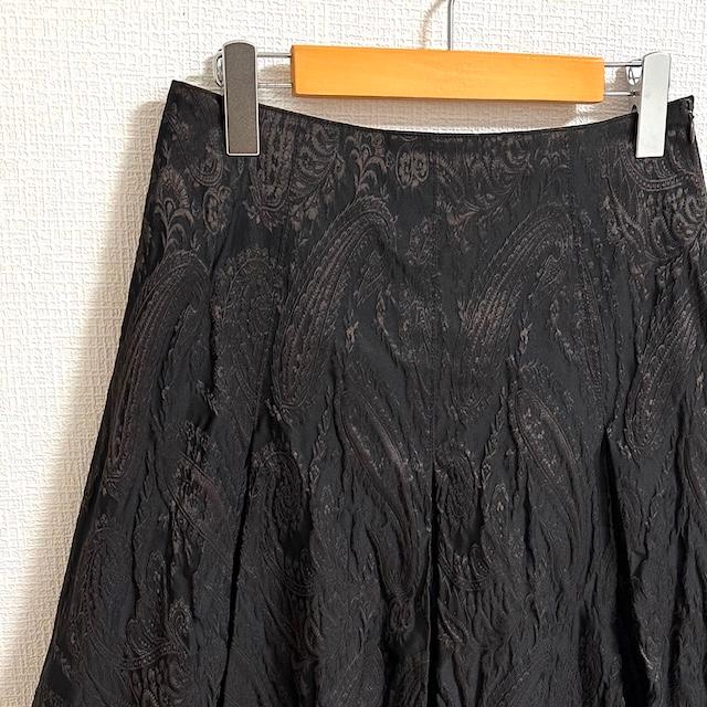 anc アルバ ロッサ インポートロッサ ALBA ROSSA スカート 42 黒 紫 