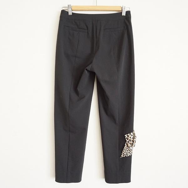 anc インポートロッサ import Rossa パンツ 42 黒系 ストレッチ リボン 