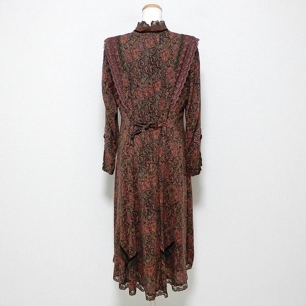 anc ノンノンドール nonnondorl ワンピース 長袖 ロング レース 花  