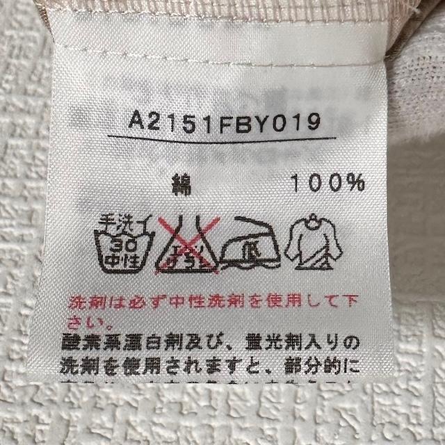 snc ピンクハウス PINKHOUSE チュニック 薄いピンク系 半袖 ピコフリル