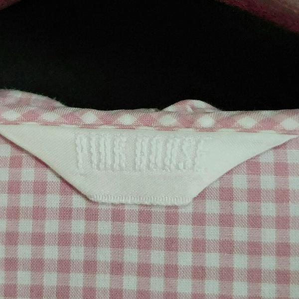 sxc ピンクハウス PINKHOUSE シャツ ブラウス ピンク 白 ギンガム  