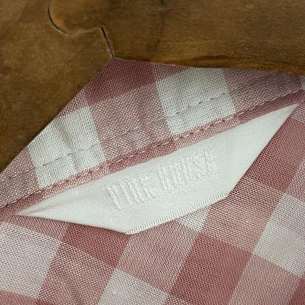 snc ピンクハウス PINKHOUSE シャツ・ブラウス L ピンク 白 ギンガム