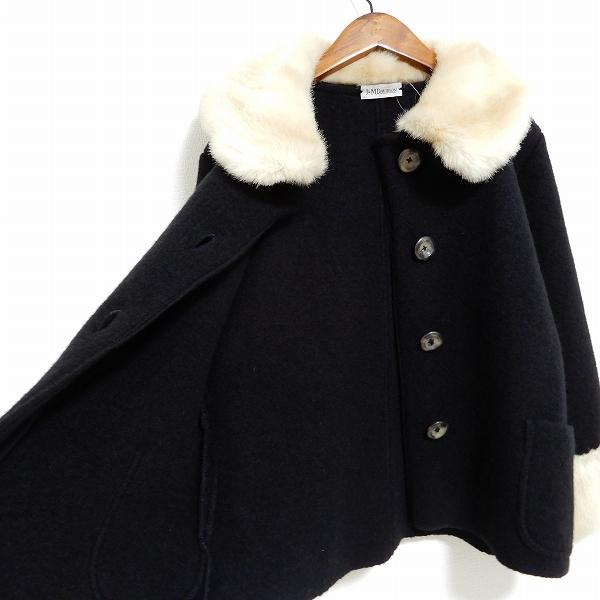 wnc ジェイ&エムデヴィッドソン J&M.Davidson コート M 黒 アイボリー