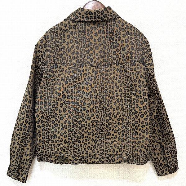 FENDI ジャケット　美品 anc フェンディ FENDI ジャケット 44 茶系 黒 ヒョウ柄 ズッカ